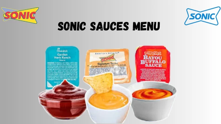 What Sauces Does Sonic Have