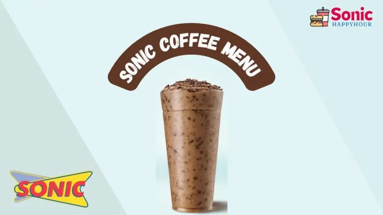 sonic coffee drinks