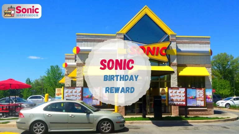 Sonic Drive-In Birthday Reward Menu