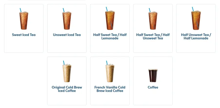 Sonic Iced Tea and Coffe